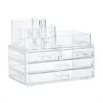 2 x Make Up Organizer transparent Durchscheinend