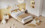 Polsterbett Kinderbett HBCETC-A Beige