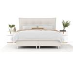 Boxspringbett Minori Beige - Breite: 200 cm