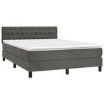 Boxspringbett 3017268-17 Dunkelgrau - 144 x 203 cm