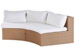 Lounge Set SEVERO 2-tlg Beige - Weiß