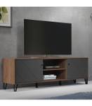 TV Tisch Montez Grau - Holzwerkstoff - 40 x 56 x 183 cm