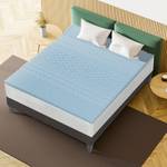 Surmatelas Gel Refresh Bleu - Textile - 90 x 6 x 190 cm