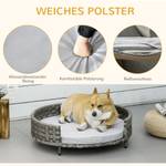 Hundesofa D04-221V01 Grau - Metall - 75 x 20 x 75 cm