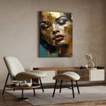 Image PORTRAIT De Femme Visage Glamour 80 x 120 x 120 cm