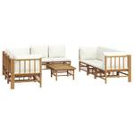 Garten-Lounge-Set 3028492-29 (9-teilig) Braun - Cremeweiß - Weiß