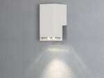 LED Außenwandleuchte Weiß, Höhe 16,5cm Weiß