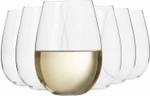 Krosno Harmony Weißweingläser ohne Stiel Glas - 9 x 13 x 9 cm
