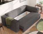 Sofa Bali Grau - Holzwerkstoff - 255 x 59 x 105 cm