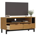 TV-Schrank D859 Braun - Massivholz - 40 x 50 x 110 cm