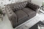2er 150cm vintage Sofa grau