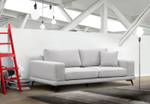 Sofa 3-Sitzer XL Mediolane Hellgrau