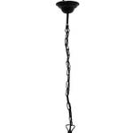 Lampe à suspension d'extérieur KAILIDA Noir - Métal - Textile - 32 x 28 x 32 cm