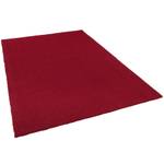 Luxus Hochflor Shaggy Teppich Velvet Rubinrot - 200 x 300 cm