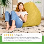 Pouf d'intérieur "Home Linen"-200 litres Jaune