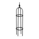 Lot de 2 Trellis 70 cm Noir - Métal - Matière plastique - 15 x 70 x 15 cm