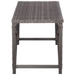 Banc de jardin 3000274 Gris - Métal - Polyrotin - 120 x 43 x 40 cm