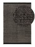 Tapis de laine Rocco Noir - 200 x 300 cm