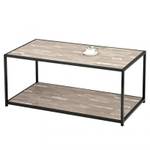 Table basse rectangulaire - FIXI Marron - Bois manufacturé - 112 x 40 x 50 cm