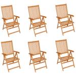 Gartenstuhl (6er Set) 3007487-3 Beige