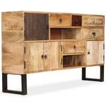 Sideboard 244938 Braun - Holzwerkstoff - Metall - Massivholz - Holzart/Dekor - 140 x 80 x 30 cm