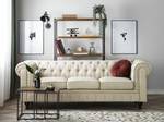 3-Sitzer Sofa CHESTERFIELD Beige - 202 x 70 x 75 cm