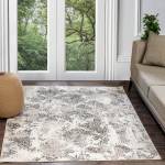 Kurzflorteppich PALERMO Grau - Kunststoff - Textil - 120 x 1 x 170 cm