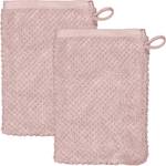 Waschhandschuh 206497 2-teilig Pink - Textil - 16 x 1 x 22 cm