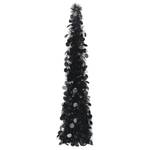 Pop-up-Weihnachtsbaum 3002784 Schwarz - 25 x 120 x 25 cm