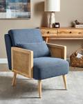 Fauteuil ORUM Bleu - Chêne clair