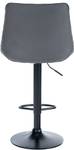 Tabouret de bar Toni Lot de 2 Gris