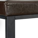 Banc de rangement à chaussures Anthracite - Marron foncé