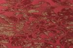 Tapete Barockmuster Rot - Naturfaser - Textil - 53 x 1005 x 1005 cm