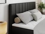 Boxspringbett ALLY Breite: 180 cm - H3 - Kunstleder