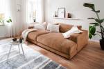 KAWOLA Big Sofa MADELINE Cord Braun - Tiefe: 170 cm