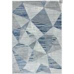 Tapis de salon moderne design BLOCKS Bleu - 160 x 230 cm