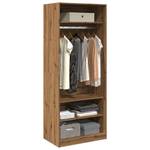 Kleiderschrank 298537-1 Eiche Dekor - Breite: 80 cm