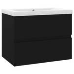 Meuble lavabo avec bassin 3007833-1 Noir