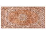 Teppich HAYAT Beige - Orange - Naturfaser - 150 x 80 x 150 cm