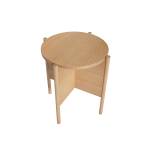 Beistelltisch Heritage Beige - Holz teilmassiv - 45 x 48 x 45 cm