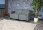 Canapé modulaire 2 places Couch Lyon Gris