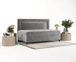 Boxspringbett Demi Grau - H2 - Tiefe: 90 cm