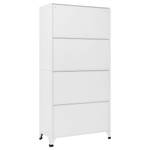 Schließfachschrank 3017472-4 Grau - Metall - 90 x 180 x 45 cm