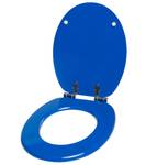 mit Absenkautomatik WC-Sitz Blau