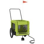 Remorque vélo pour chien 3028772-2 Vert - 123 x 66 x 63 cm