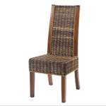 Stuhl ZONZA Braun - Rattan - 47 x 105 x 60 cm