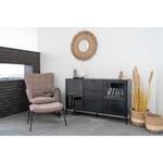 Sideboard Dalby Schwarz - Metall - 140 x 85 x 40 cm