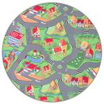 Kinder Spiel Teppich Little Village Rund 133 x 133 cm