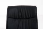 Chaise de salle à manger Caro Noir - Cuir synthétique - 49 x 105 x 60 cm