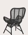 Sapporo -  Chaise en rotin Noir - Rotin - 64 x 93 x 61 cm